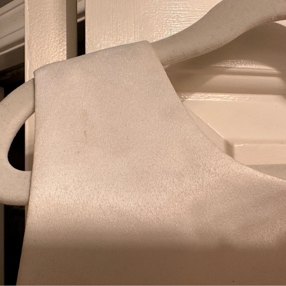 Tulle Flower Girl Dress Size 3T Removable Peach Ribbon - Picture 7 of 10